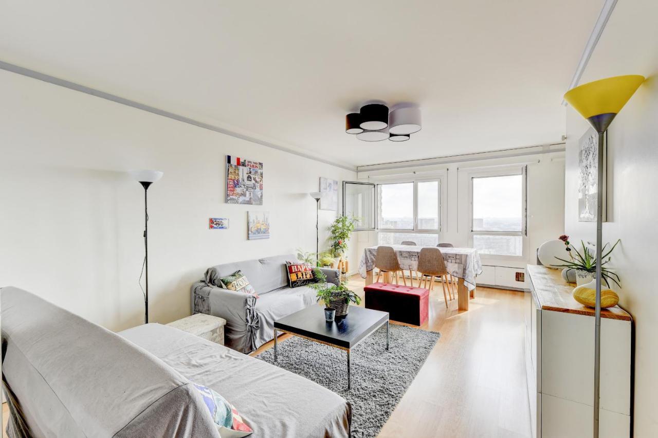 Appartement Place D'Italie Superbe Vue Париж Екстериор снимка