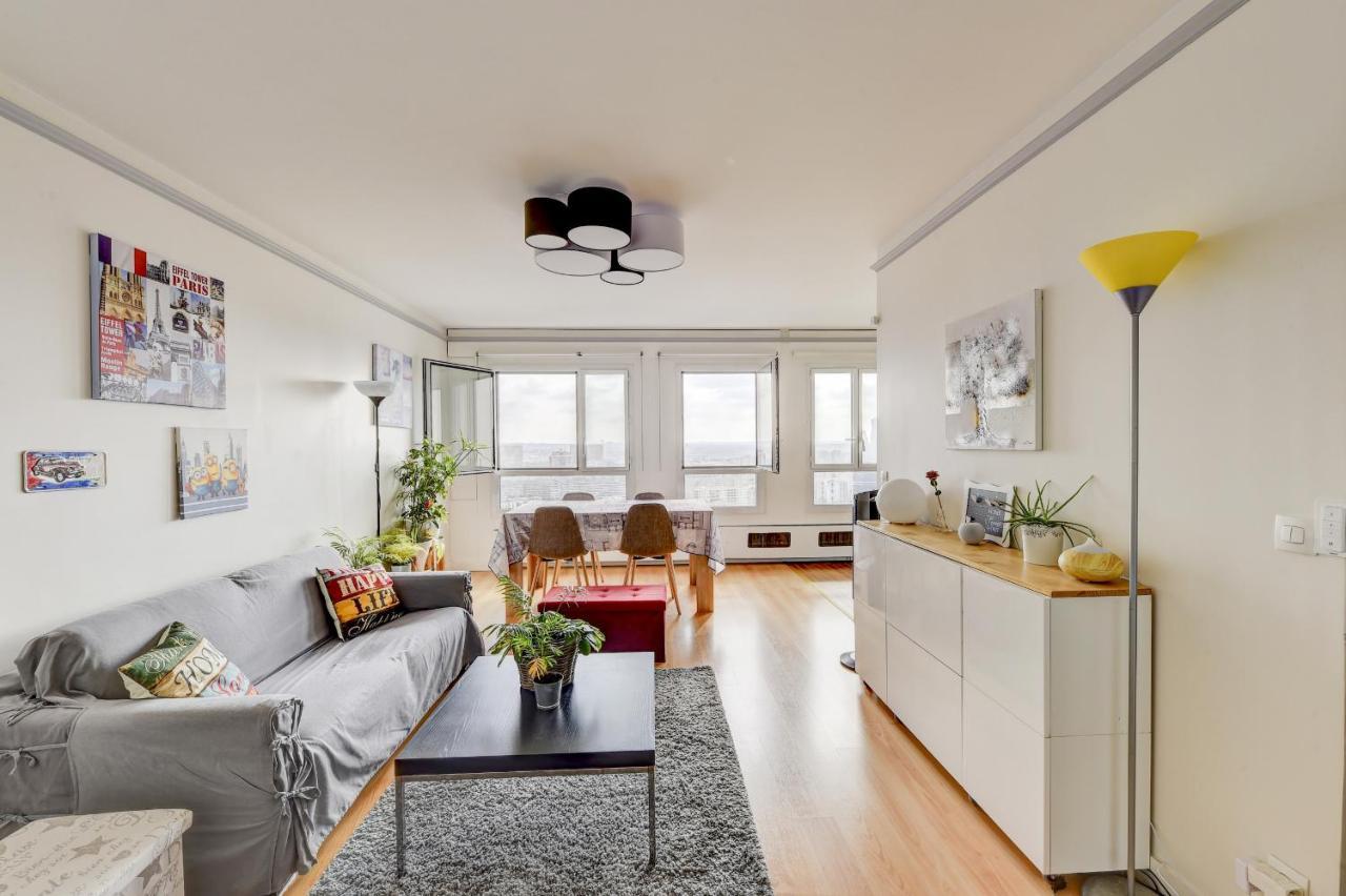 Appartement Place D'Italie Superbe Vue Париж Екстериор снимка