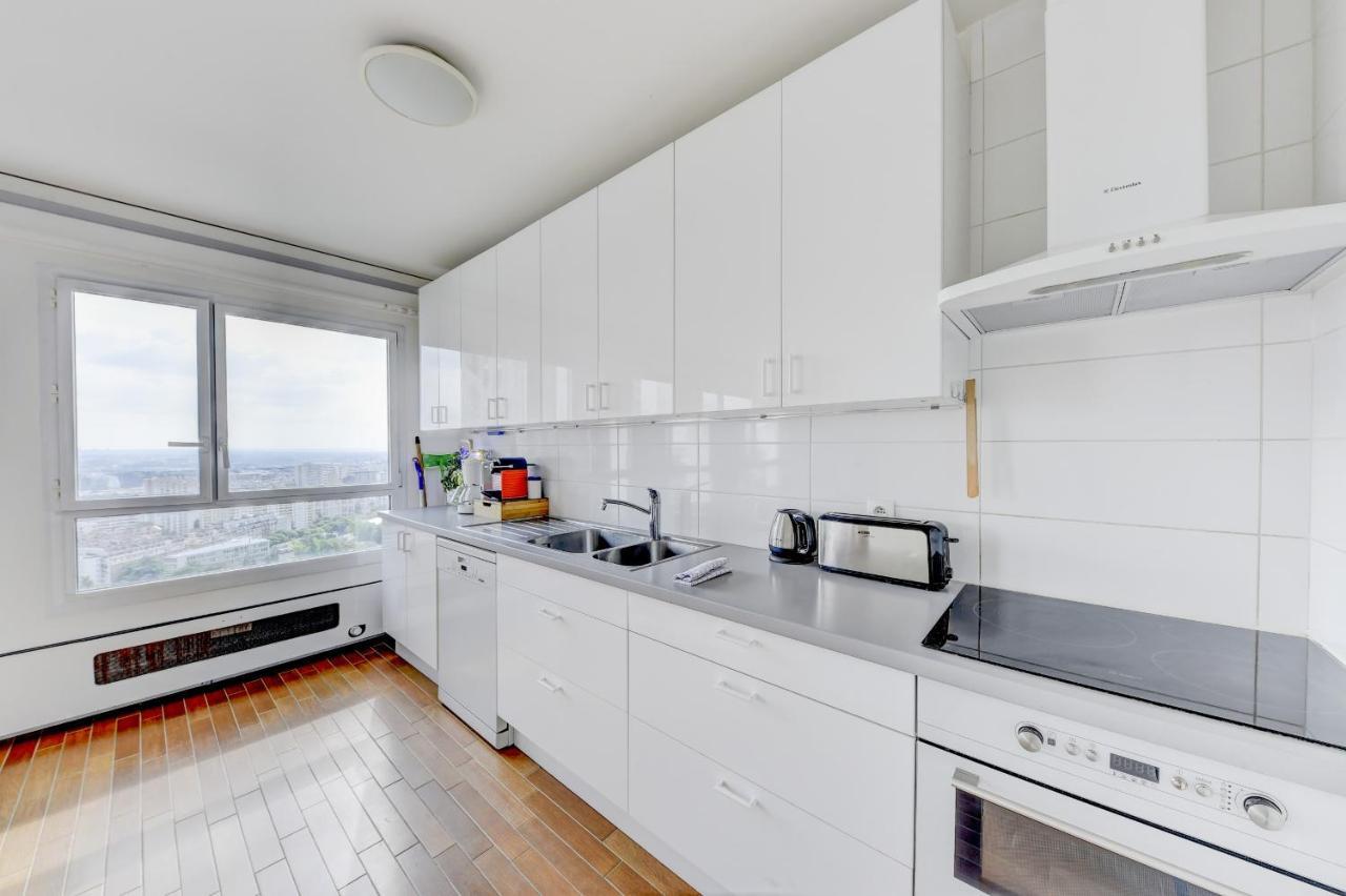 Appartement Place D'Italie Superbe Vue Париж Екстериор снимка